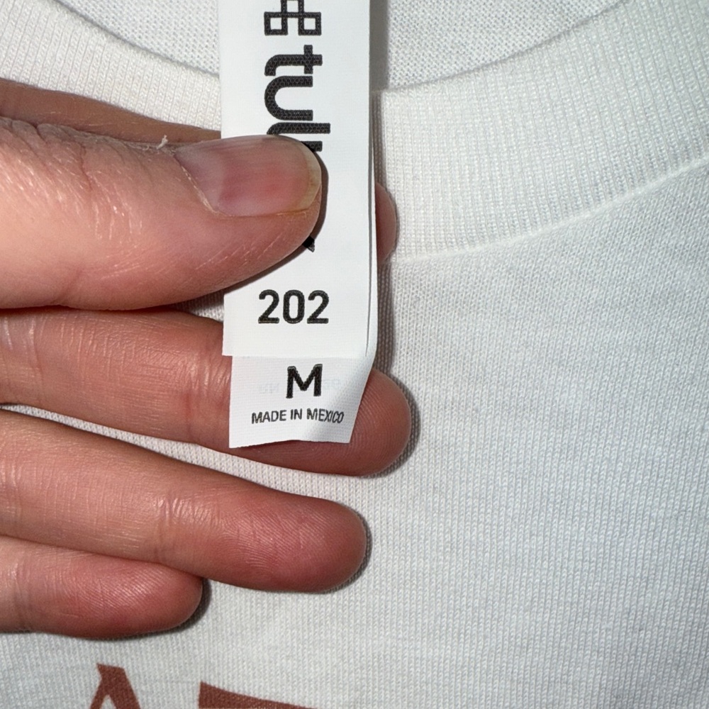 Tultex White T-Shirt with Cat Graphic - Picture 2 of 5
